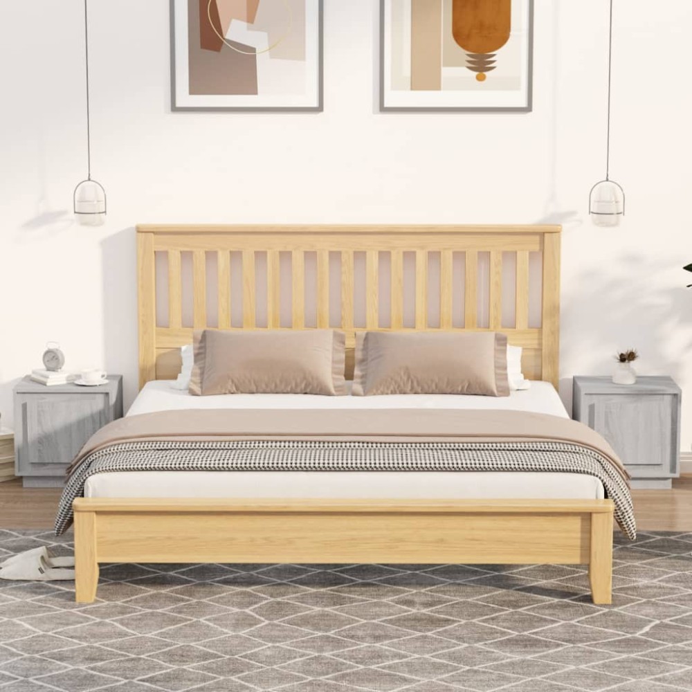vidaXL Κομοδίνα 2 τεμ. Γκρι Sonoma 44x35x45 εκ. από Επεξεργασμένο Ξύλο