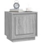 vidaXL Κομοδίνα 2 τεμ. Γκρι Sonoma 44x35x45 εκ. από Επεξεργασμένο Ξύλο