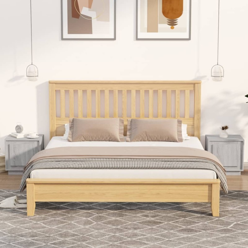 vidaXL Κομοδίνα 2 τεμ. Γκρι Sonoma 44x35x45 εκ. από Επεξεργασμένο Ξύλο
