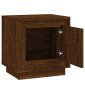 vidaXL Κομοδίνο Καφέ Δρυς 44 x 35 x 45 εκ. από Επεξεργασμένο Ξύλο
