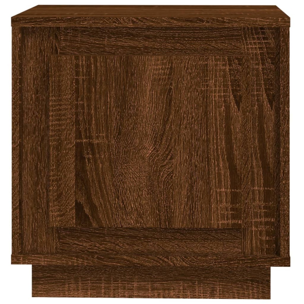 vidaXL Κομοδίνο Καφέ Δρυς 44 x 35 x 45 εκ. από Επεξεργασμένο Ξύλο