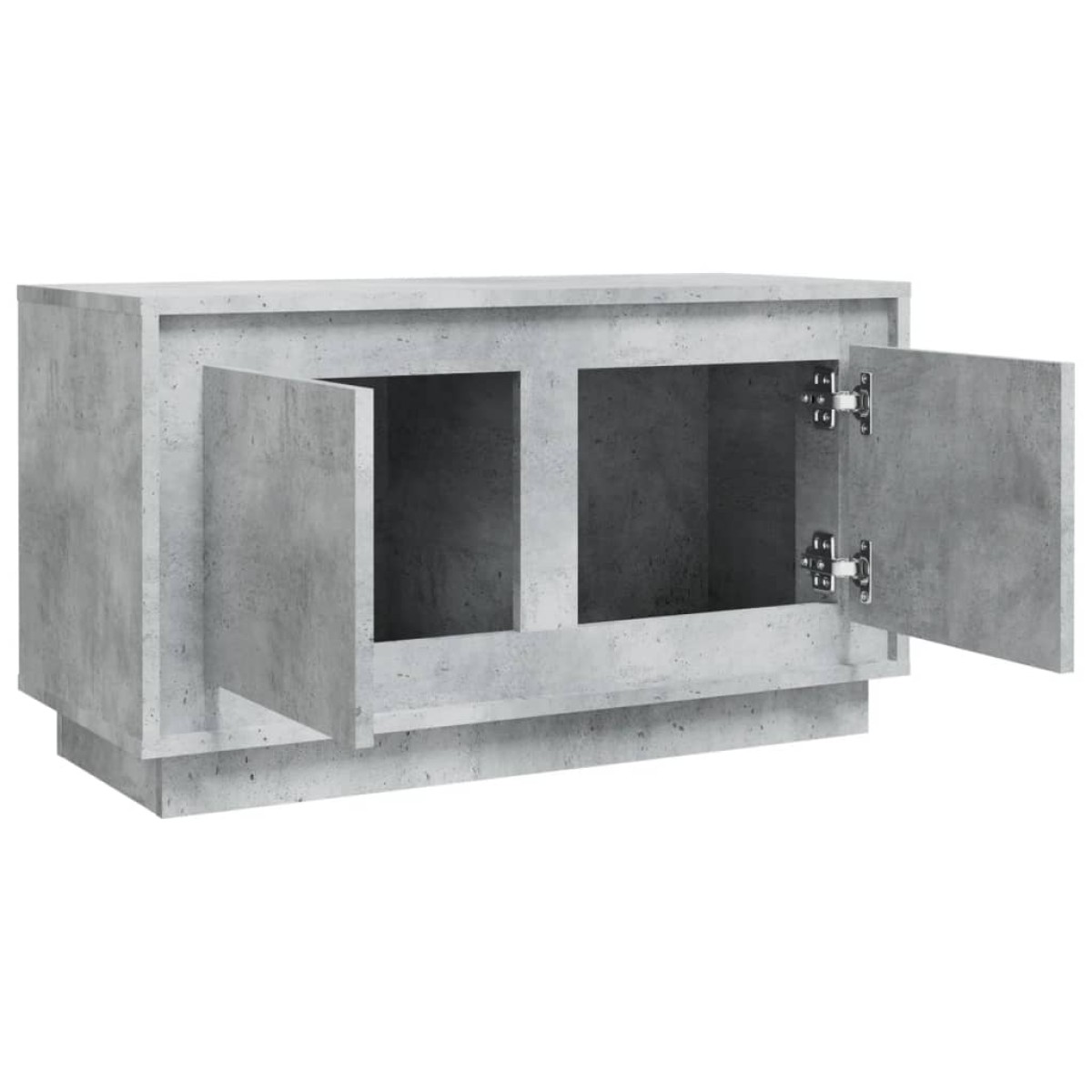 vidaXL Έπιπλο Τηλεόρασης Γκρι Σκυρ. 80x35x45 εκ. Επεξ. Ξύλο