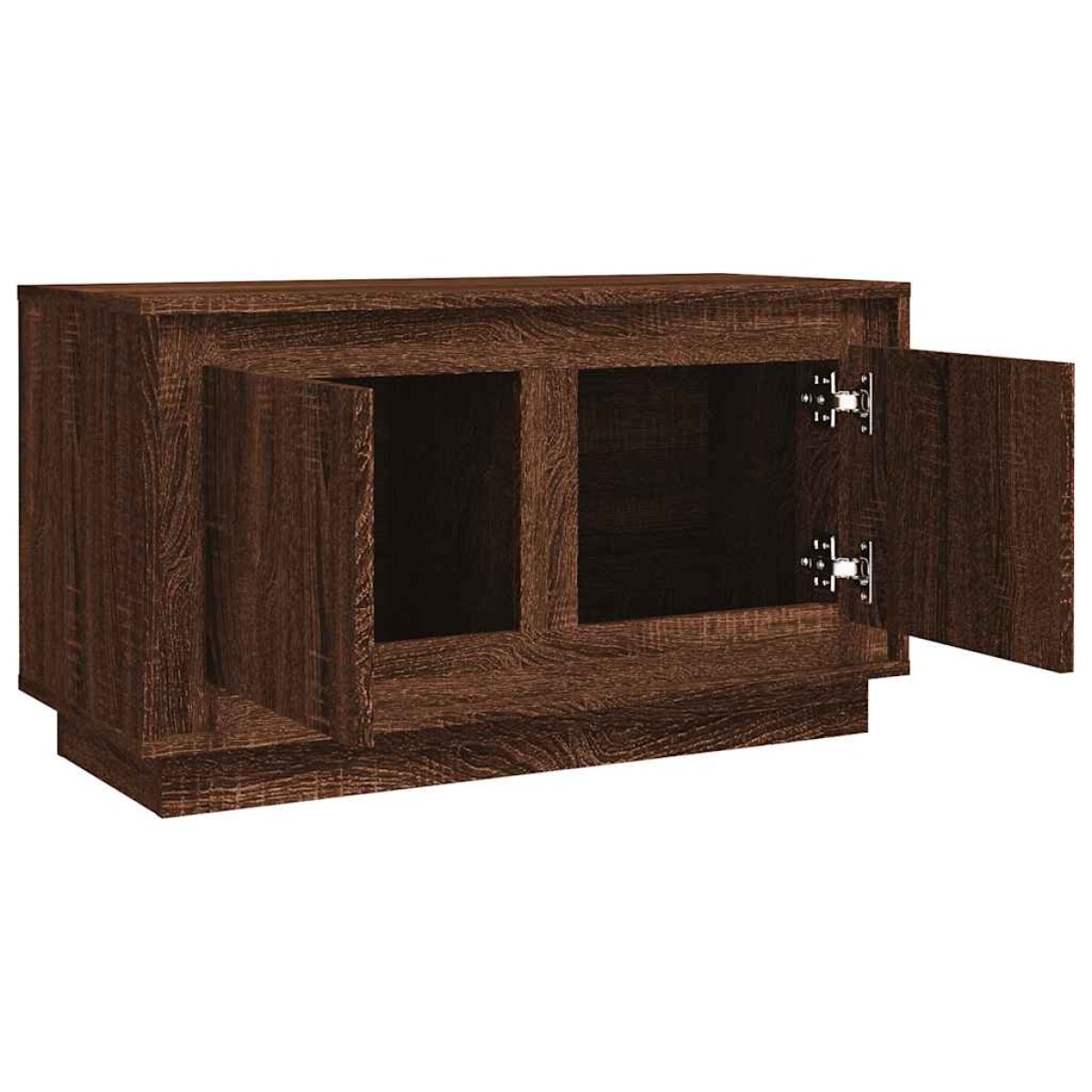 vidaXL Έπιπλο Τηλεόρασης Καφέ Δρυς 80x35x45 εκ. Επεξεργασμένο Ξύλο