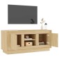 vidaXL Έπιπλο Τηλεόρασης Sonoma Δρυς 102 x 35 x 45 εκ. Επεξεργ. Ξύλο
