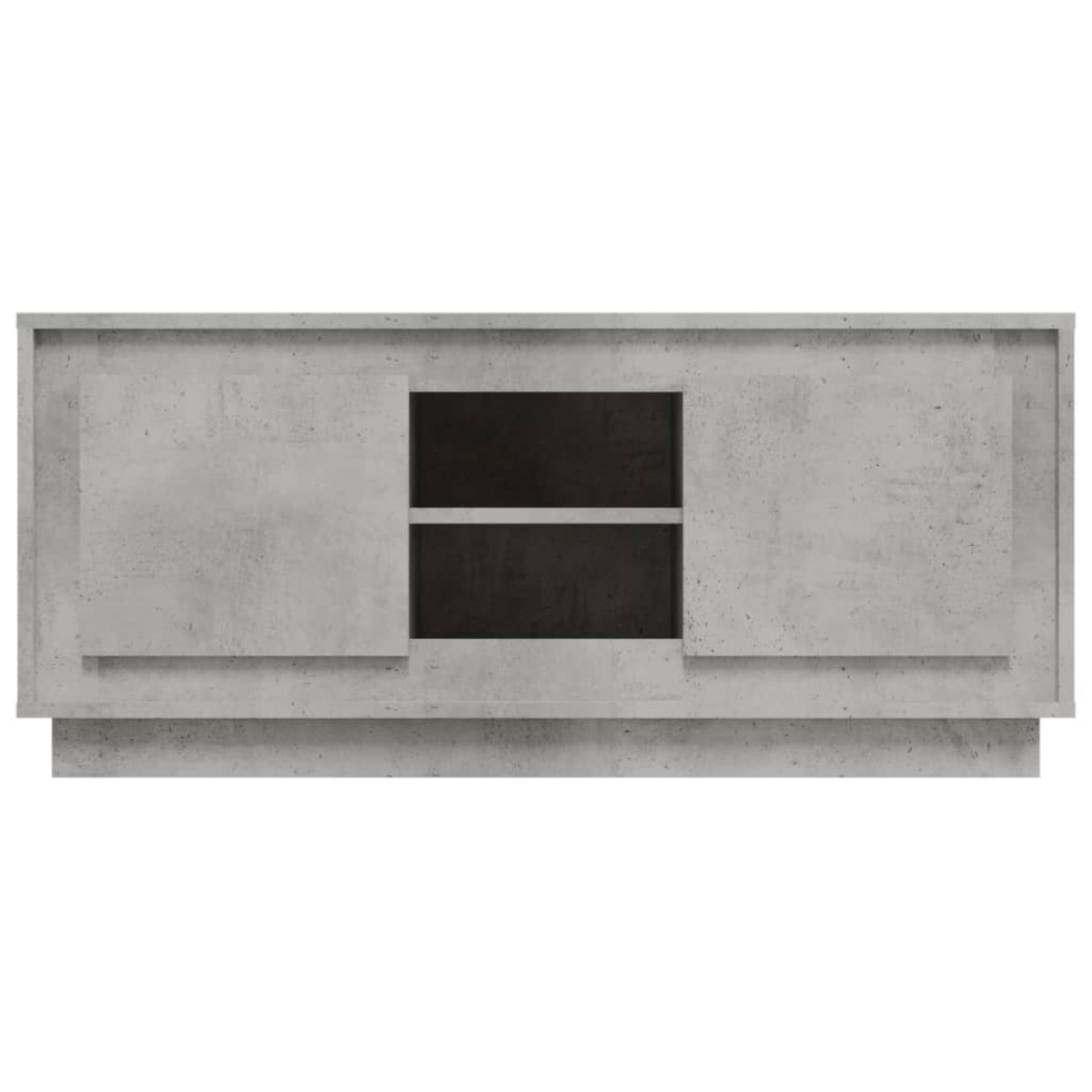 vidaXL Έπιπλο Τηλεόρασης Γκρι Σκυροδέματος 102x35x45εκ. Επεξεργ. Ξύλο