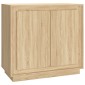 vidaXL Συρταριέρα Sonoma Δρυς 80x34x75 εκ. Επεξεργασμένο Ξύλο