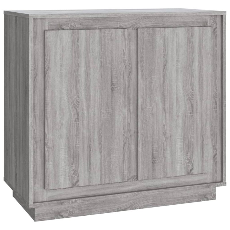 vidaXL Ντουλάπι Γκρι Sonoma 80x34x75 εκ. από Επεξεργασμένο Ξύλο