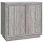 vidaXL Ντουλάπι Γκρι Sonoma 80x34x75 εκ. από Επεξεργασμένο Ξύλο