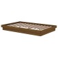 vidaXL Πλαίσιο Κρεβατιού Μελί 120x190 εκ. Μασίφ Ξύλο Small Double