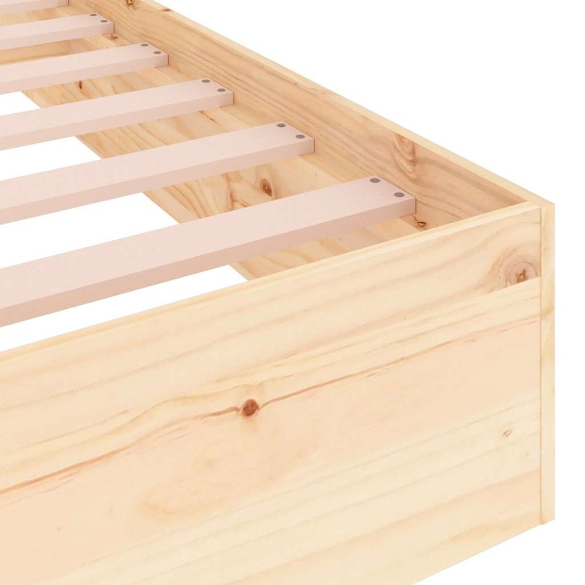 vidaXL Πλαίσιο Κρεβατιού 120 x 200 εκ. από Μασίφ Ξύλο