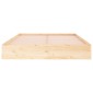 vidaXL Πλαίσιο Κρεβατιού 120 x 190 εκ. από Μασίφ Ξύλο Small Double