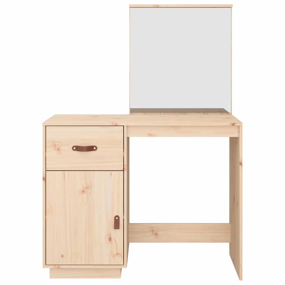 vidaXL Μπουντουάρ 95x50x134 εκ. Μασίφ Ξύλο Πεύκου