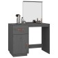 vidaXL Μπουντουάρ Γκρι 95x50x134 εκ. Μασίφ Ξύλο Πεύκου