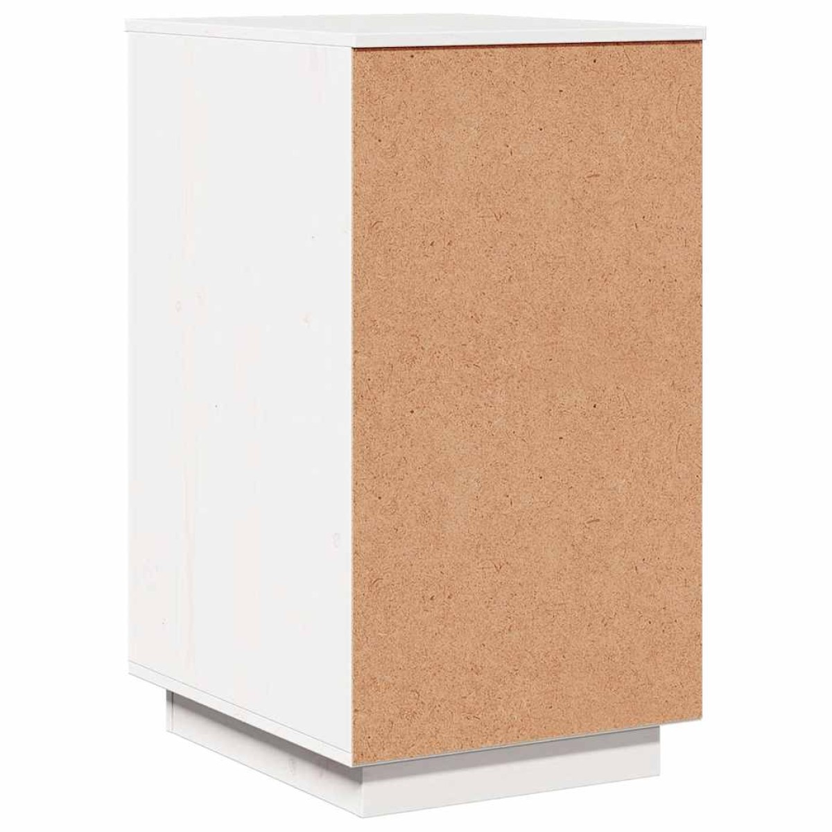 vidaXL Ντουλάπι Γραφείου Λευκό 40 x 50 x 75 εκ. Μασίφ Ξύλο Πεύκου
