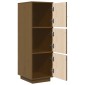 vidaXL Ντουλάπι Ψηλό Καφέ Μέλι 34x40x108,5 εκ. από Μασίφ Ξύλο Πεύκου