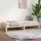 vidaXL Καναπές Κρεβάτι Συρόμενος 2x(90x190) εκ. Μασίφ Ξύλο Πεύκου