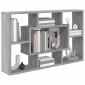 vidaXL Ραφιέρα Τοίχου Γκρι Sonoma 85x16x52,5 εκ. Επεξεργασμένο Ξύλο