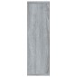 vidaXL Ραφιέρα Τοίχου Γκρι Sonoma 85x16x52,5 εκ. Επεξεργασμένο Ξύλο