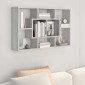 vidaXL Ραφιέρα Τοίχου Γκρι Sonoma 85x16x52,5 εκ. Επεξεργασμένο Ξύλο