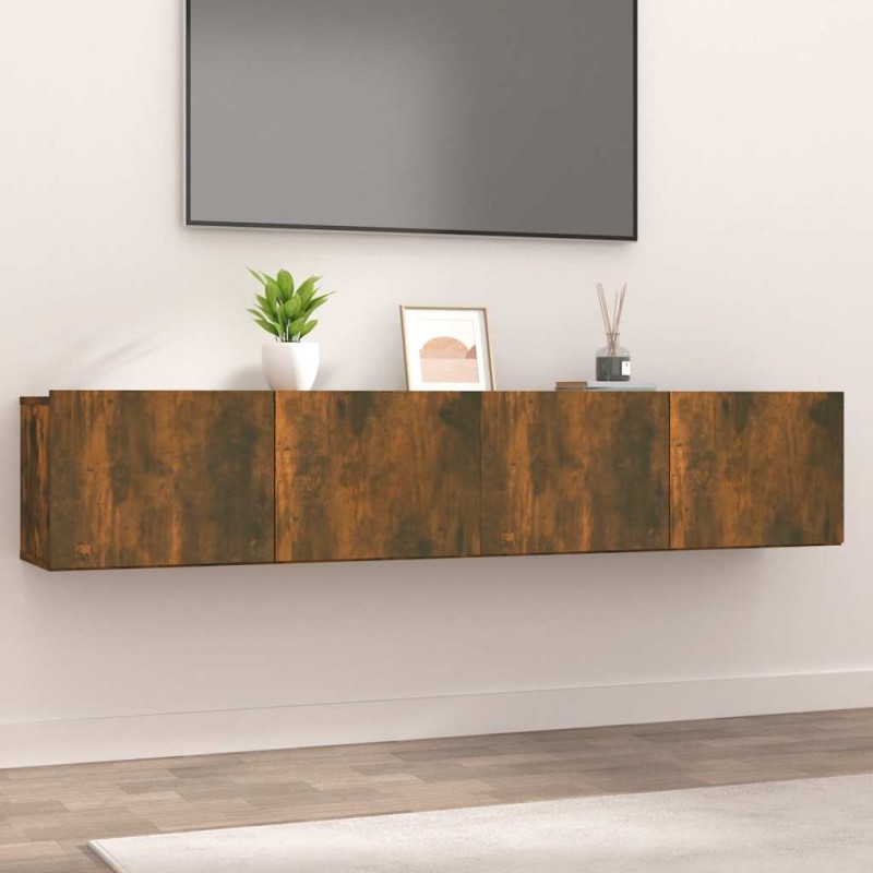 vidaXL Έπιπλα Τηλεόρασης 2 τεμ. Καπν. Δρυς 80x30x30 εκ Επ. Ξύλο