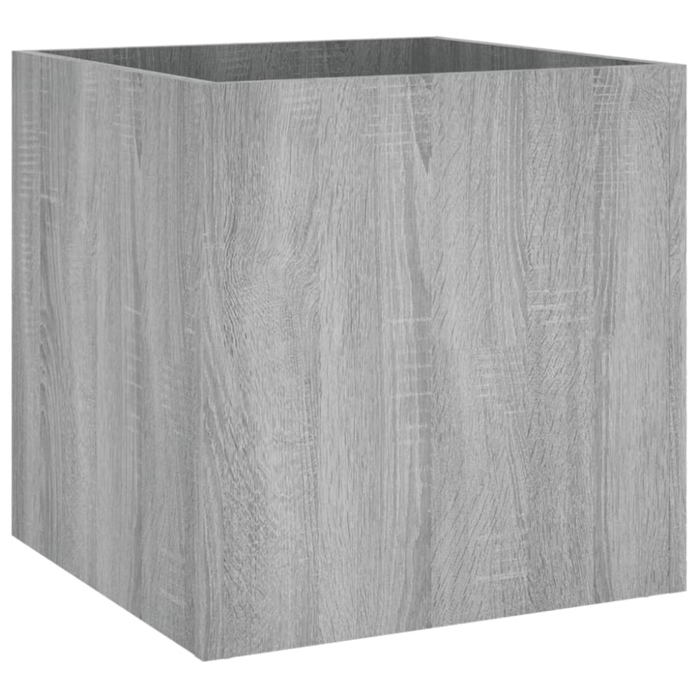 vidaXL Ζαρντινιέρα Γκρι sonoma 40 x 40 x 40 εκ. από Επεξεργασμένο Ξύλο