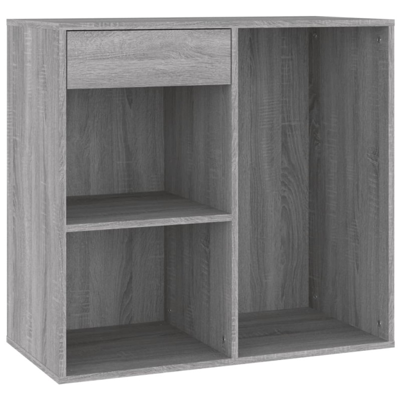 vidaXL Ντουλάπι Καλλυντικών Γκρι Sonoma 80x40x75 εκ. από Επεξεργ. ξύλο