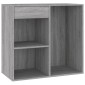 vidaXL Ντουλάπι Καλλυντικών Γκρι Sonoma 80x40x75 εκ. από Επεξεργ. ξύλο