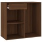 808840 vidaXL Ντουλάπι Καλλυντικών Καφέ Δρυς 80x40x75 εκ. Επεξ. ξύλο