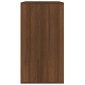 808840 vidaXL Ντουλάπι Καλλυντικών Καφέ Δρυς 80x40x75 εκ. Επεξ. ξύλο