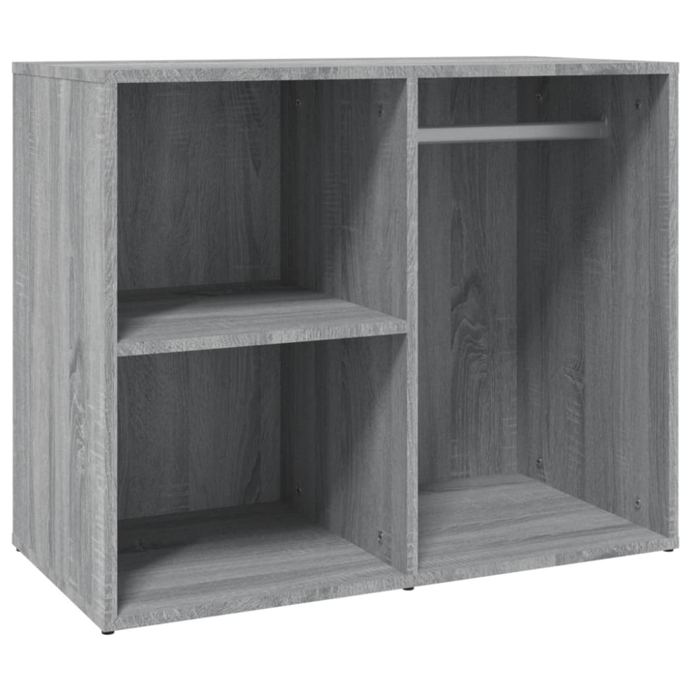 vidaXL Ντουλάπι Γυαλιστερό Γκρι Sonoma 80x40x65 εκ. Επεξεργασμένο Ξύλο
