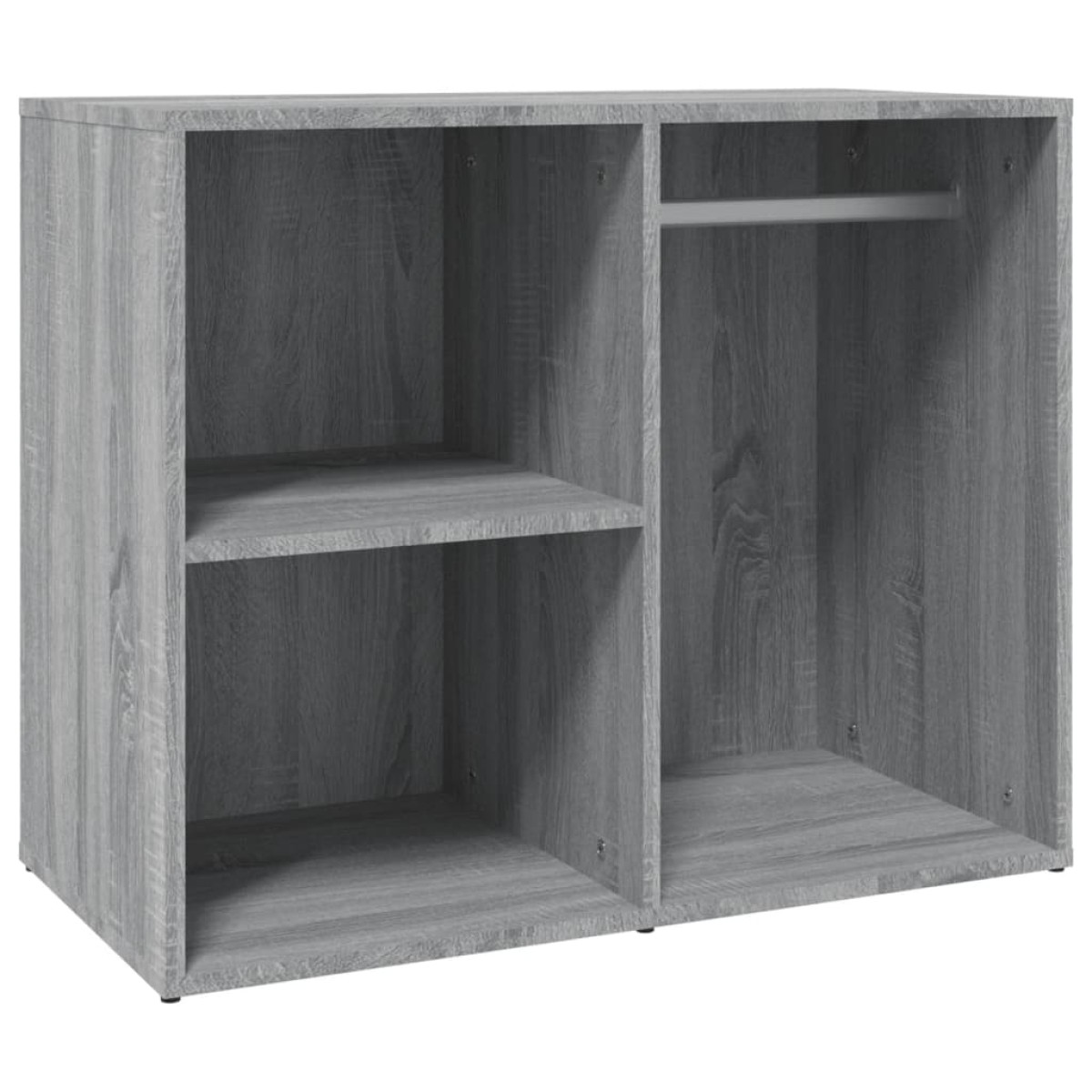 vidaXL Ντουλάπι Γυαλιστερό Γκρι Sonoma 80x40x65 εκ. Επεξεργασμένο Ξύλο