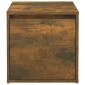 vidaXL Κουτί με Συρτάρι Καπνιστή Δρυς 40,5x40x40εκ. Επεξεργασμένο Ξύλο