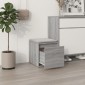 vidaXL Κουτί με Συρτάρι Γκρι Sonoma 40,5x40x40 εκ. Επεξεργασμένο Ξύλο