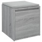vidaXL Κουτί με Συρτάρι Γκρι Sonoma 40,5x40x40 εκ. Επεξεργασμένο Ξύλο