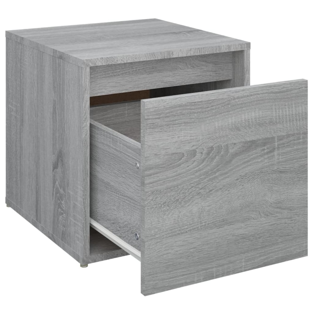 vidaXL Κουτί με Συρτάρι Γκρι Sonoma 40,5x40x40 εκ. Επεξεργασμένο Ξύλο