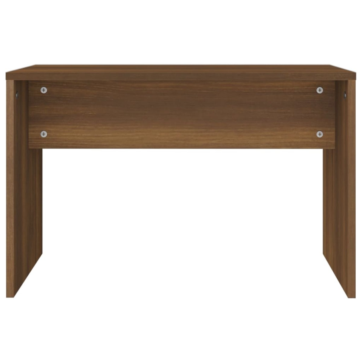 vidaXL Σκαμπό Μπουντουάρ Καφέ δρυς 70 x 35 x 45 εκ. Επεξ. Ξύλο