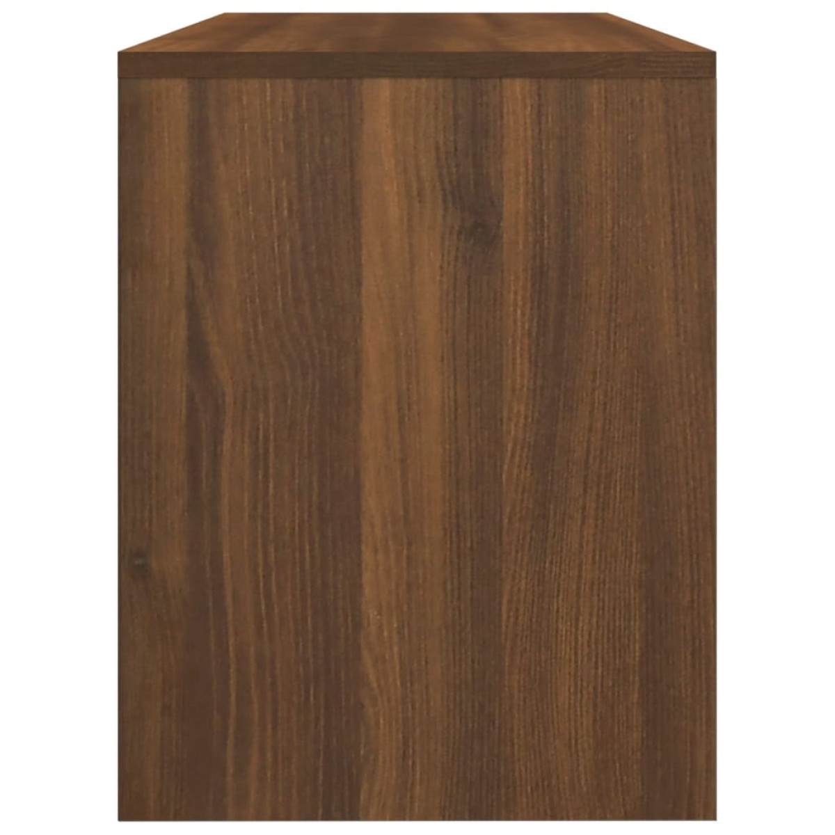vidaXL Σκαμπό Μπουντουάρ Καφέ δρυς 70 x 35 x 45 εκ. Επεξ. Ξύλο