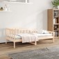 vidaXL Καναπές Κρεβάτι 90 x 190 εκ. από Μασίφ Ξύλο Πεύκου
