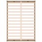 vidaXL Σκελετός κρεβατιού Honey Brown 150x200 cm King Size Μασίφ Ξύλο