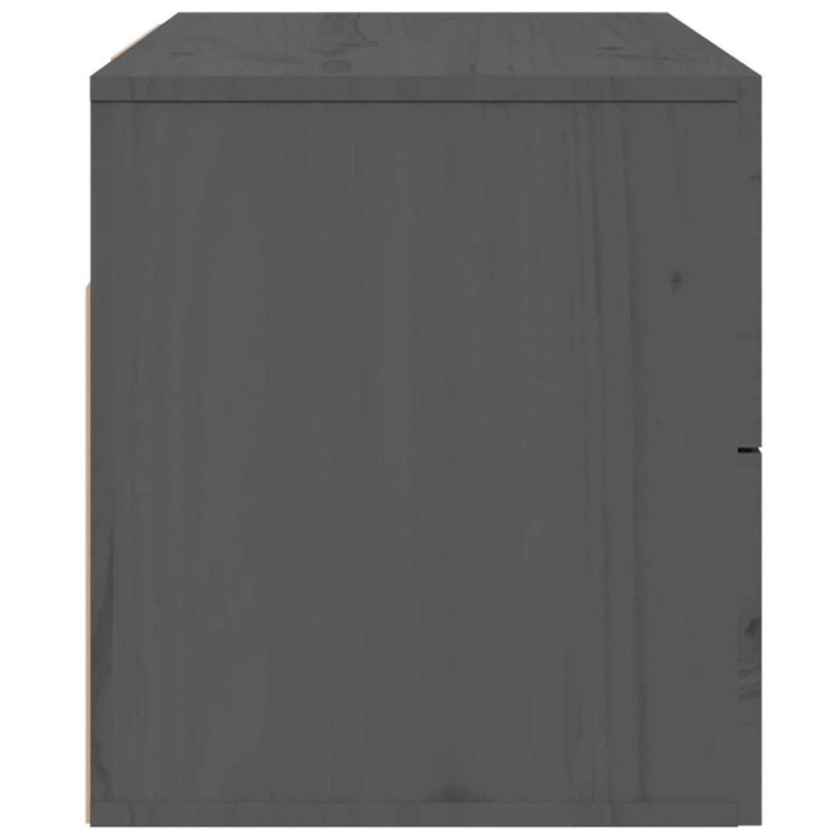 vidaXL Κομοδίνο Επιτοίχιο Γκρι 50 x 36 x 40 εκ.