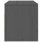 vidaXL Κομοδίνο Επιτοίχιο Γκρι 50 x 36 x 40 εκ.