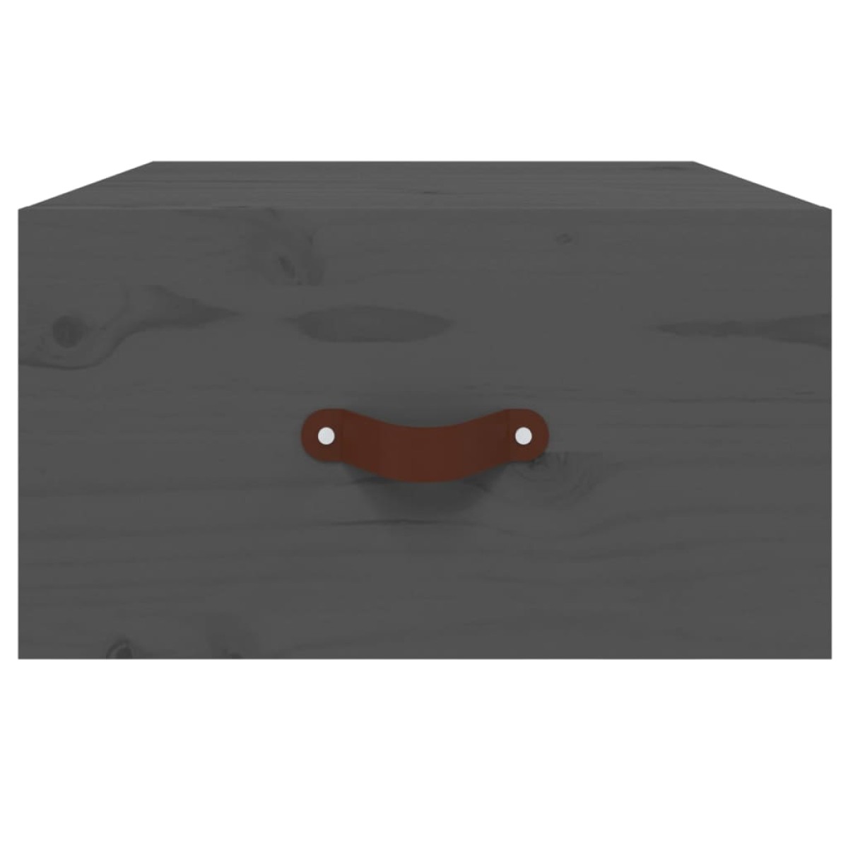 vidaXL Κομοδίνο Επιτοίχιο Γκρι 40 x 29,5 x 22 εκ.