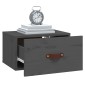 vidaXL Κομοδίνα Επιτοίχια 2 τεμ. Γκρι 40 x 29,5 x 22 εκ.