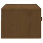 vidaXL Κομοδίνα Επιτοίχια 2 Τεμ. Καφέ Μελί 40x29,5x22 εκ.
