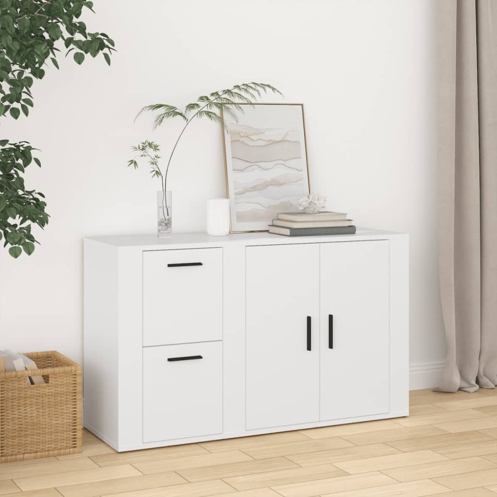 vidaXL Ντουλάπι Λευκό 100 x 33 x 59,5 εκ. από Επεξεργασμένο Ξύλο