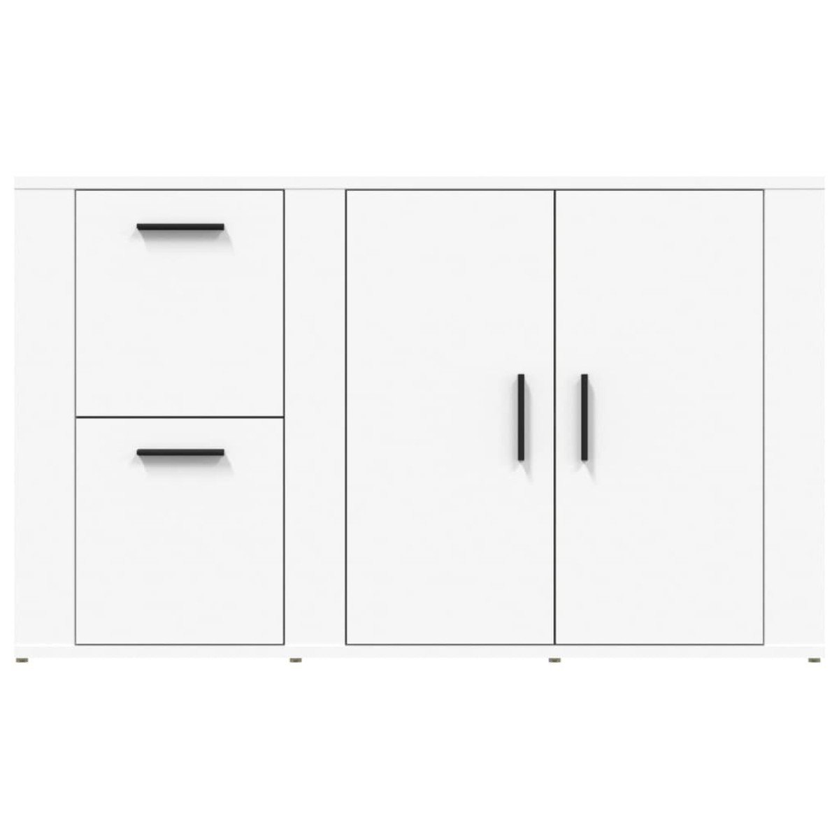 vidaXL Ντουλάπι Λευκό 100 x 33 x 59,5 εκ. από Επεξεργασμένο Ξύλο