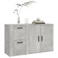 vidaXL Ντουλάπι Γκρι Σκυροδέματος 100x33x59,5 εκ. Επεξεργασμένο Ξύλο