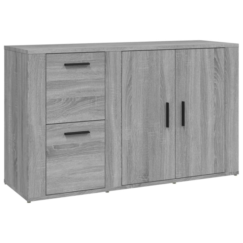 vidaXL Ντουλάπι Γκρι Sonoma 100x33x59,5 εκ. από Επεξεργασμένο Ξύλο