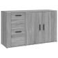 vidaXL Ντουλάπι Γκρι Sonoma 100x33x59,5 εκ. από Επεξεργασμένο Ξύλο