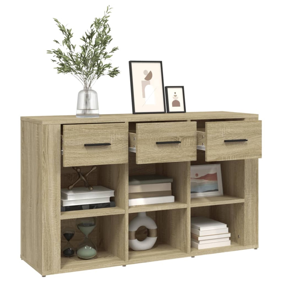 vidaXL Ντουλάπι Sonoma Δρυς 100x30x59,5 εκ. από Επεξεργασμένο Ξύλο